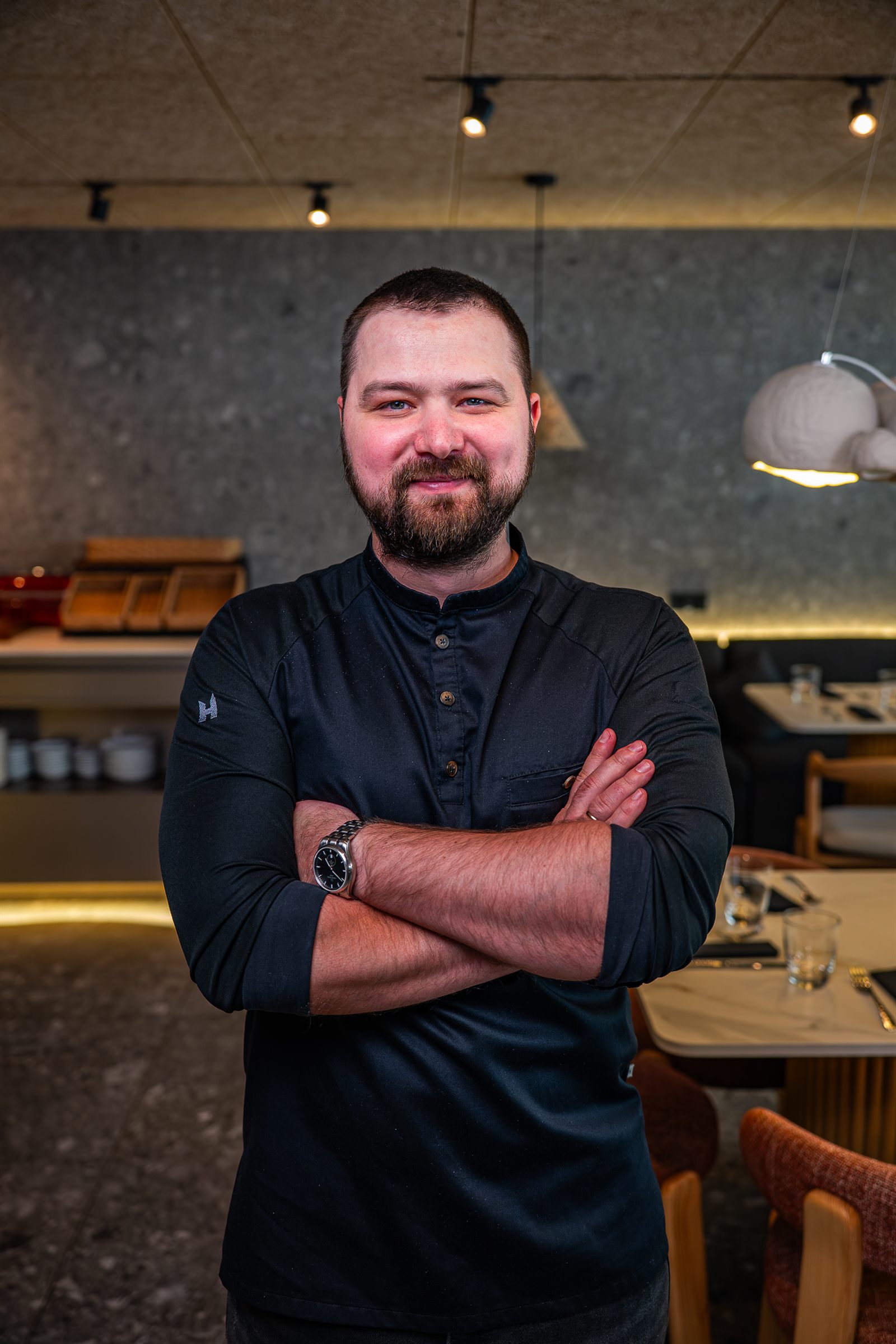 Küchenchef Marat Smyrnov im taste in Rust